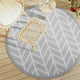 Vidaxl Extérieur tapis Ø 160 cm Gray en polypropène