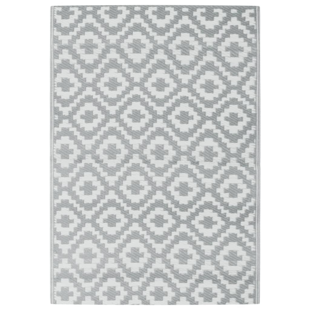 Vidaxx tapis d'extérieur arakil 140x200 cm pp gris