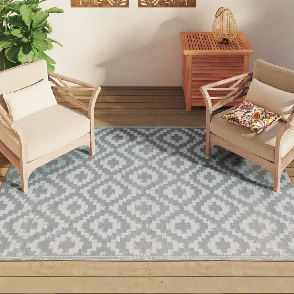 Vidaxx tapis d'extérieur arakil 140x200 cm pp gris