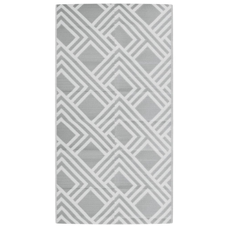 Vidaxl Extérieur Rug 80x150 cm pp Gray