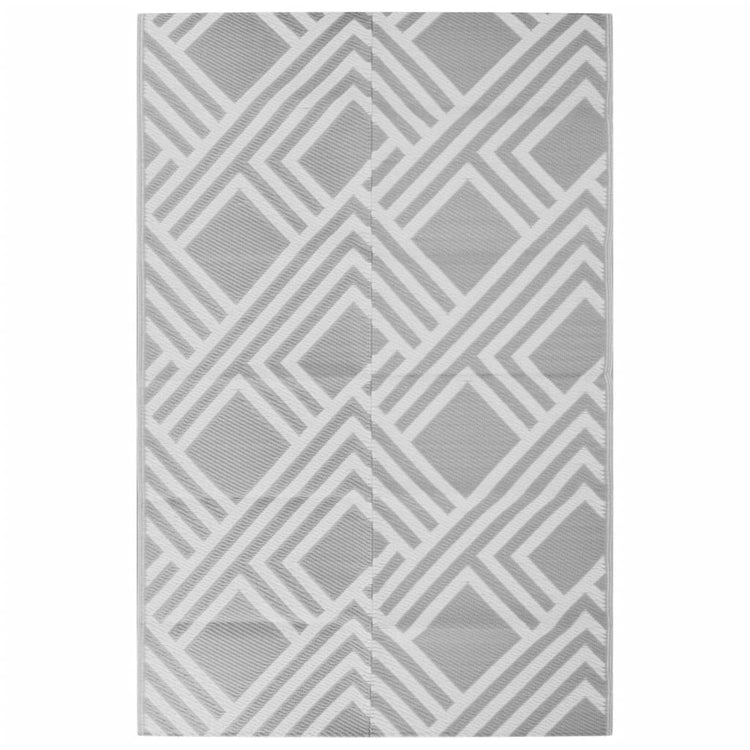 Vidaxl Tapis extérieur 190x290 cm pp gris