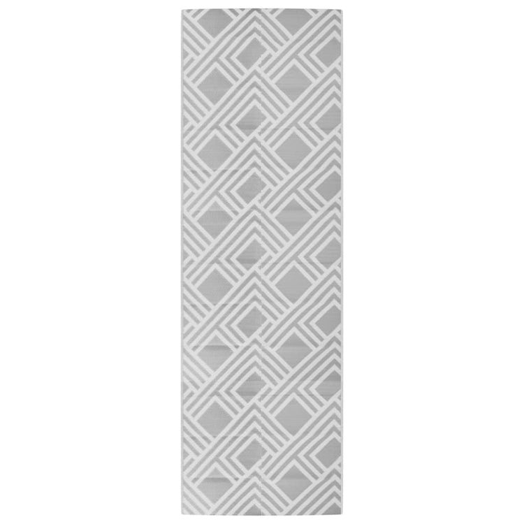 Vidaxl Extérieur Rug 80x250 cm Gray en polypropène