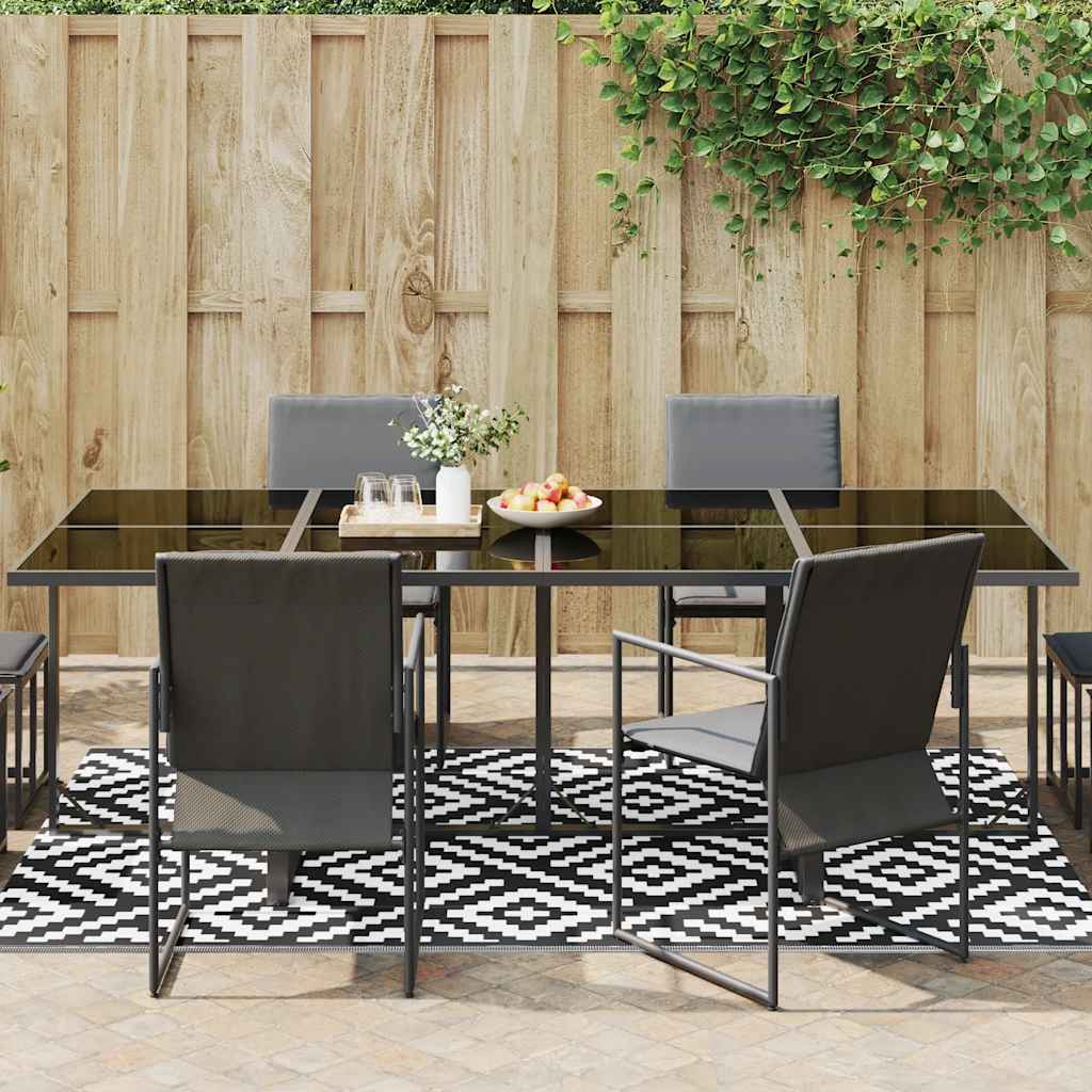 Vidaxx tapis d'extérieur arakil 160x230 cm pp blanc et noir