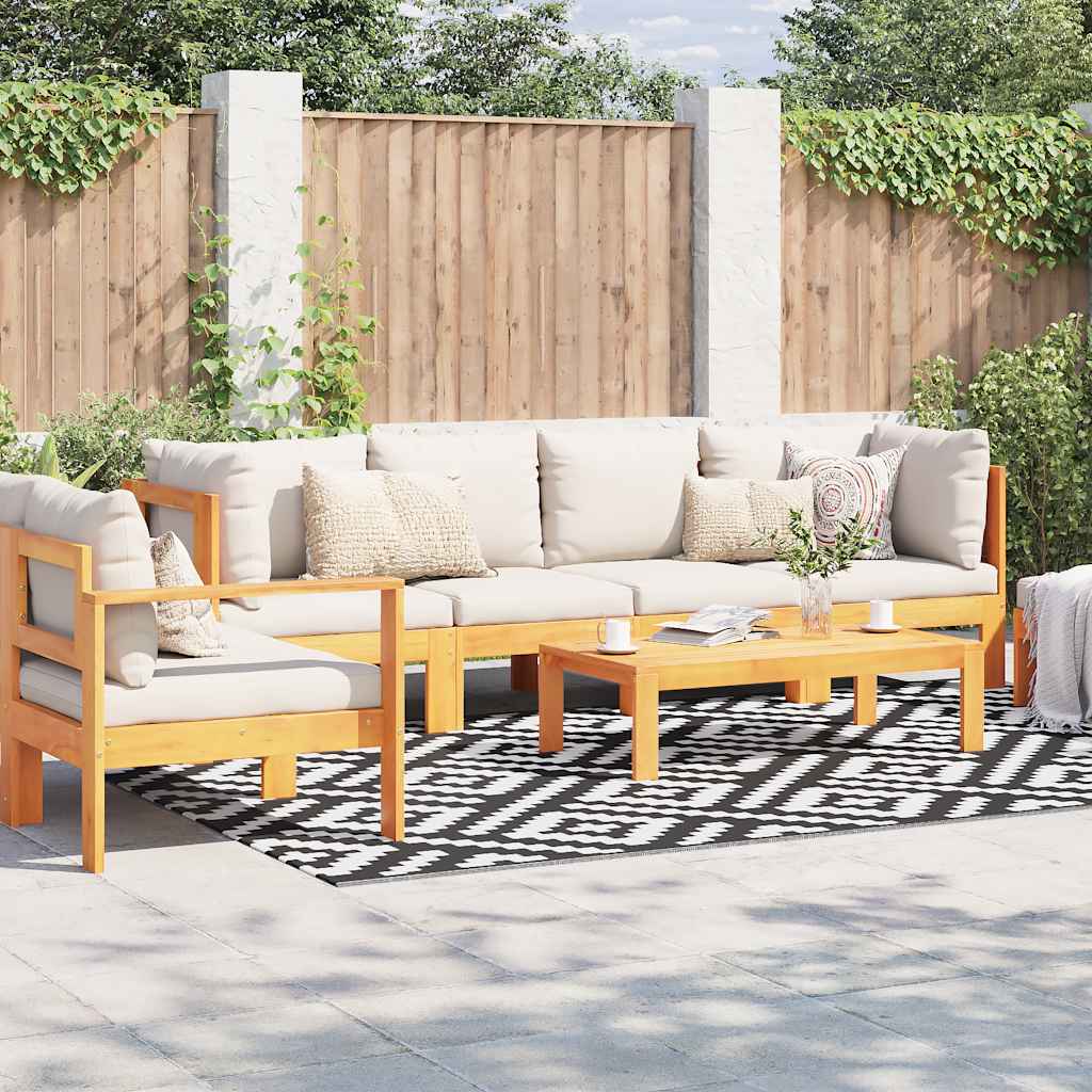 Vidaxx tapis d'extérieur arakil 190x290 cm pp blanc et noir