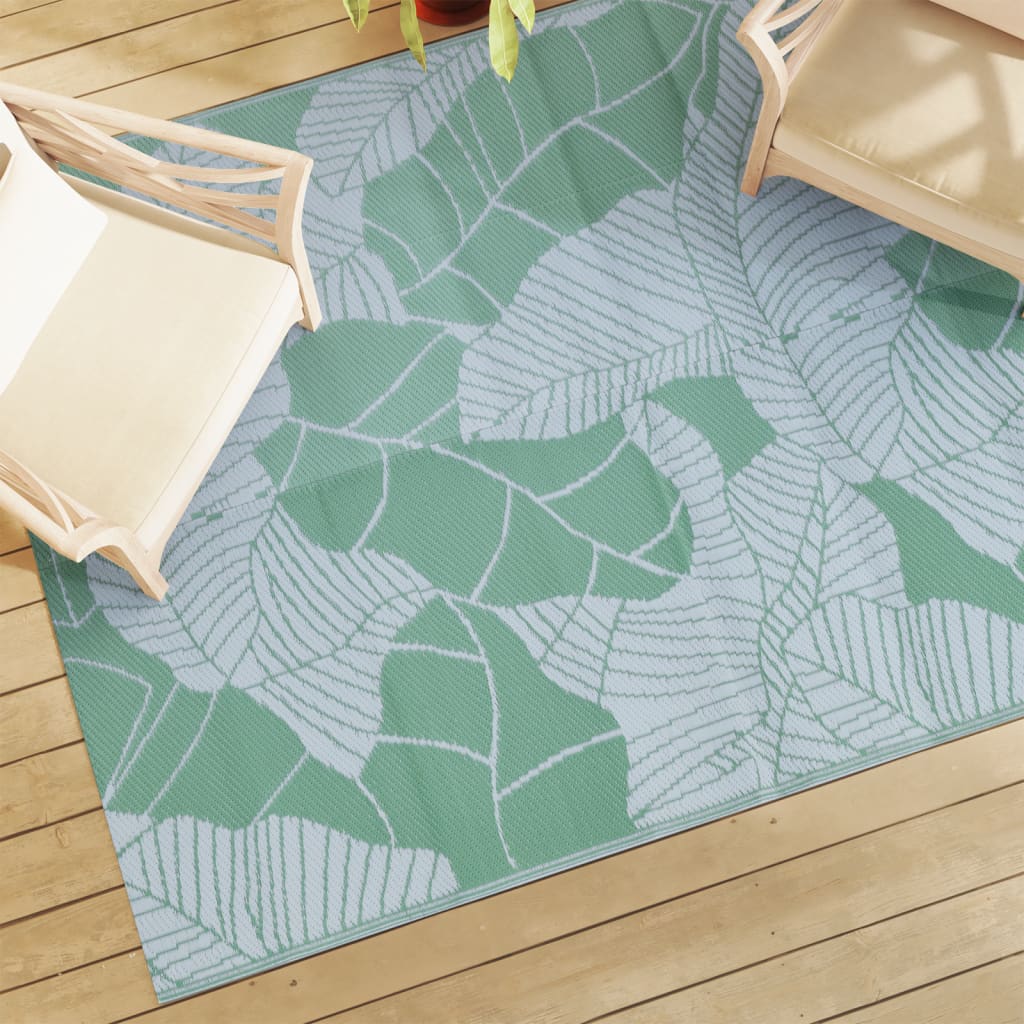 Vidaxl à l'extérieur du tapis 160x230 cm vert polypropène