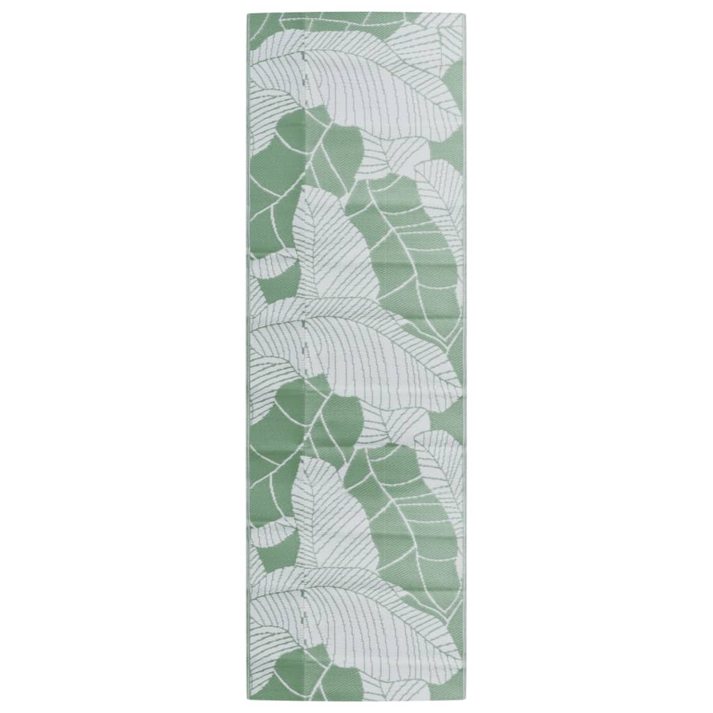 Vidaxl Extérieur Rug 80x250 cm Green en polypropène