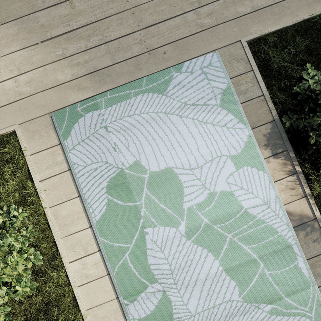 Vidaxl Extérieur Rug 80x250 cm Green en polypropène