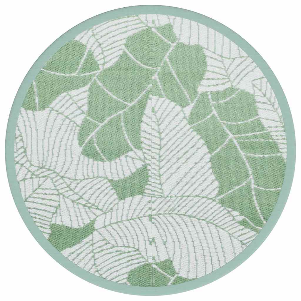 Vidaxl Extérieur tapis Ø 120 cm Green en polypropène