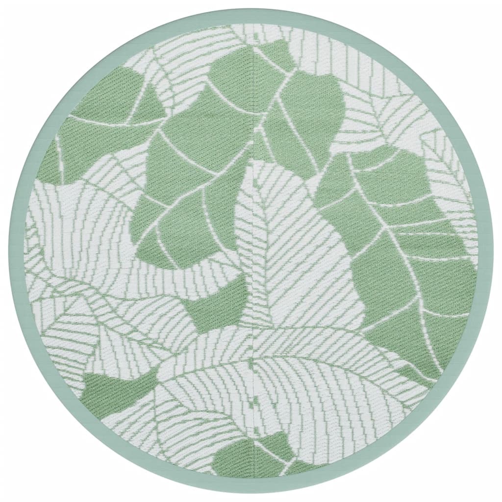 Vidaxl Extérieur tapis Ø 160 cm Green en polypropène