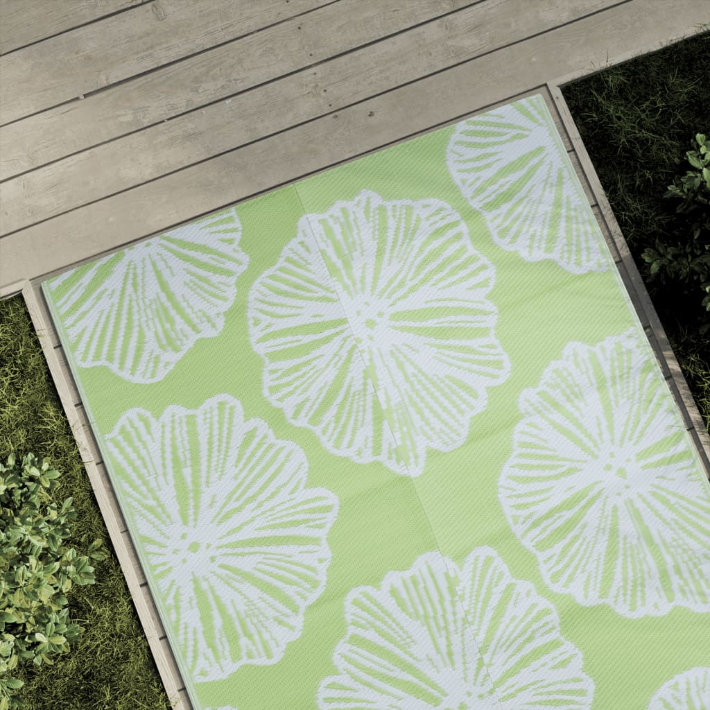 Vidaxl à l'extérieur du tapis 120x180 cm vert polypropène