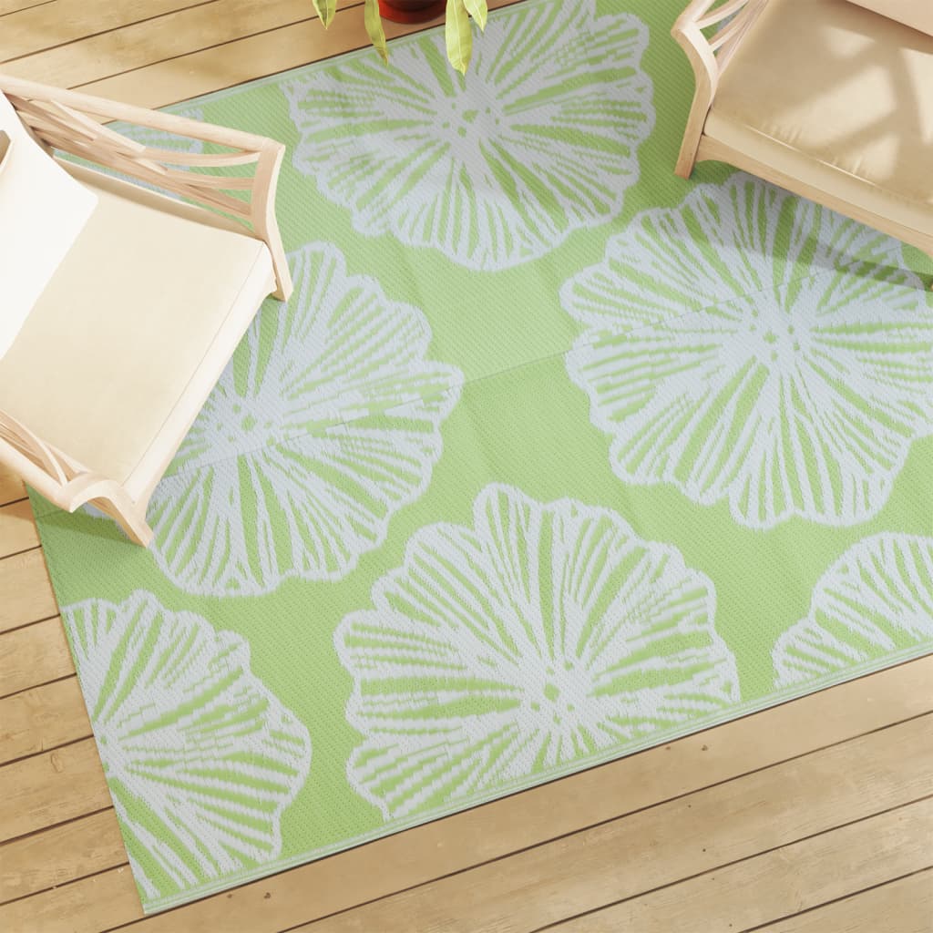 Vidaxl à l'extérieur du tapis 160x230 cm vert polypropène
