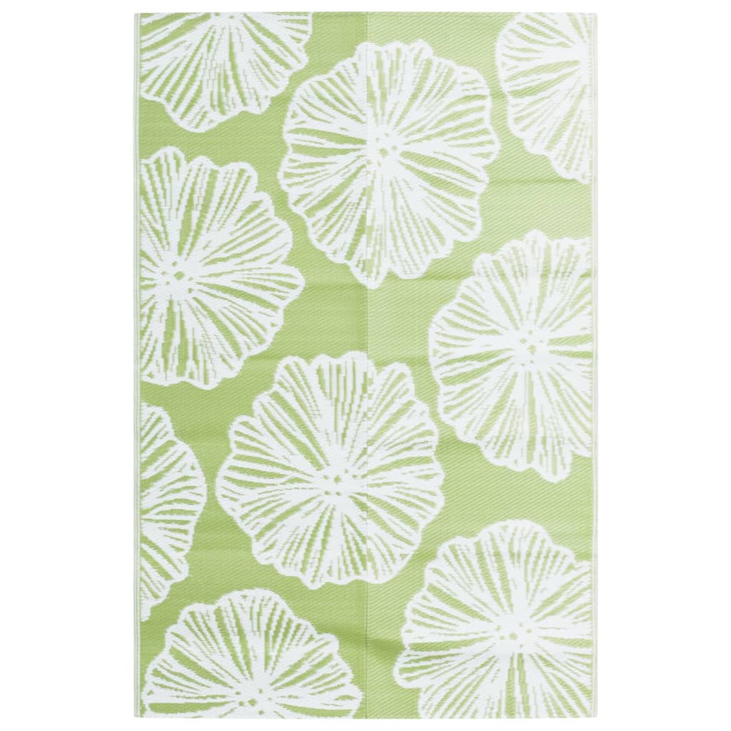 Vidaxl à l'extérieur du tapis 190x290 cm vert polypropène