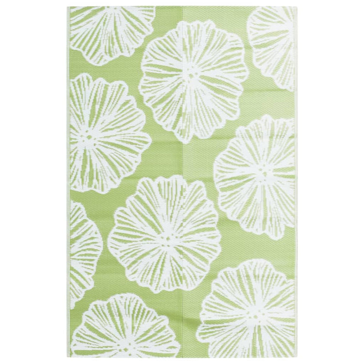 Vidaxl à l'extérieur du tapis 190x290 cm vert polypropène