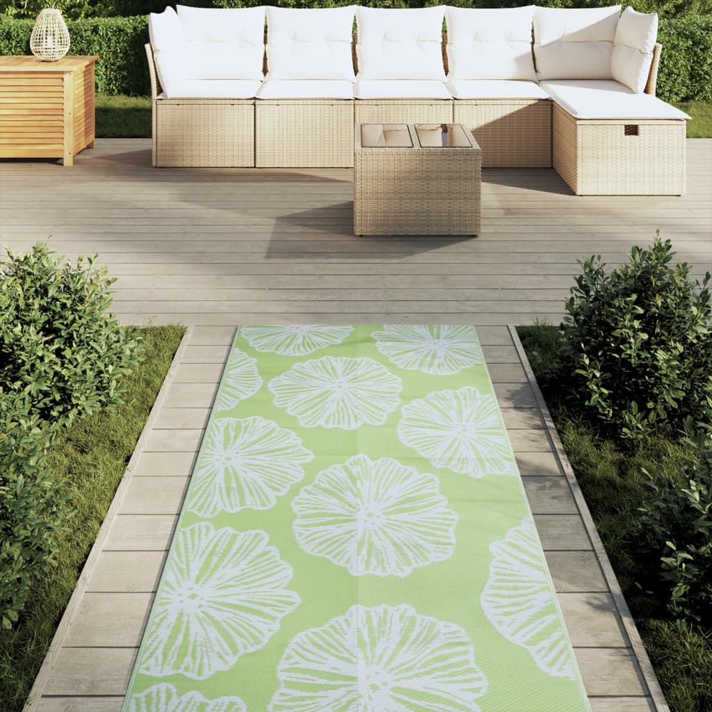Vidaxl Extérieur Rug 80x250 cm Green en polypropène