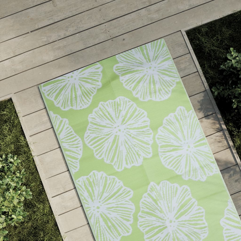 Vidaxl Extérieur Rug 80x250 cm Green en polypropène