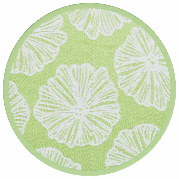 Vidaxl Extérieur tapis Ø 160 cm Green en polypropène