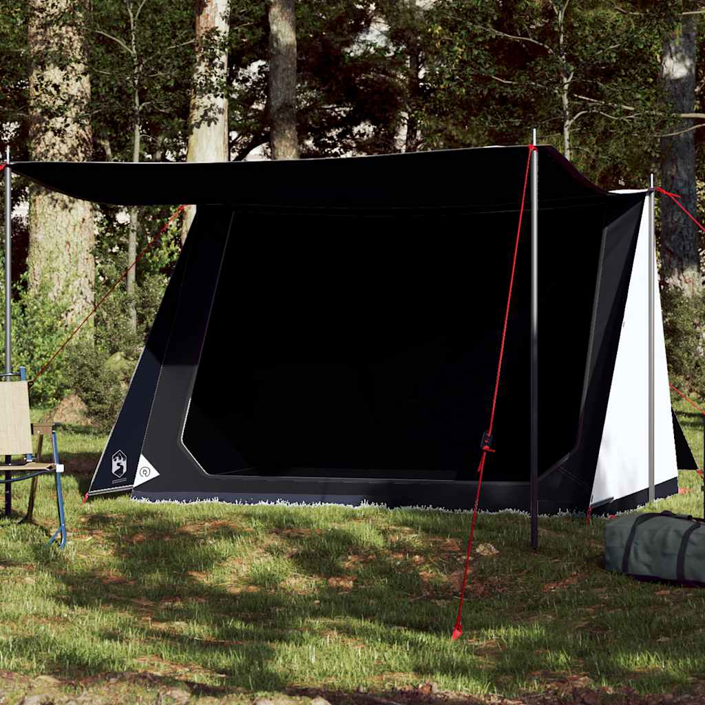 Vidaxl Tent 2 Personne imperméable Black Out Fabric blanc
