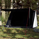 Vidaxl Tent 2 Personne imperméable Black Out Fabric blanc