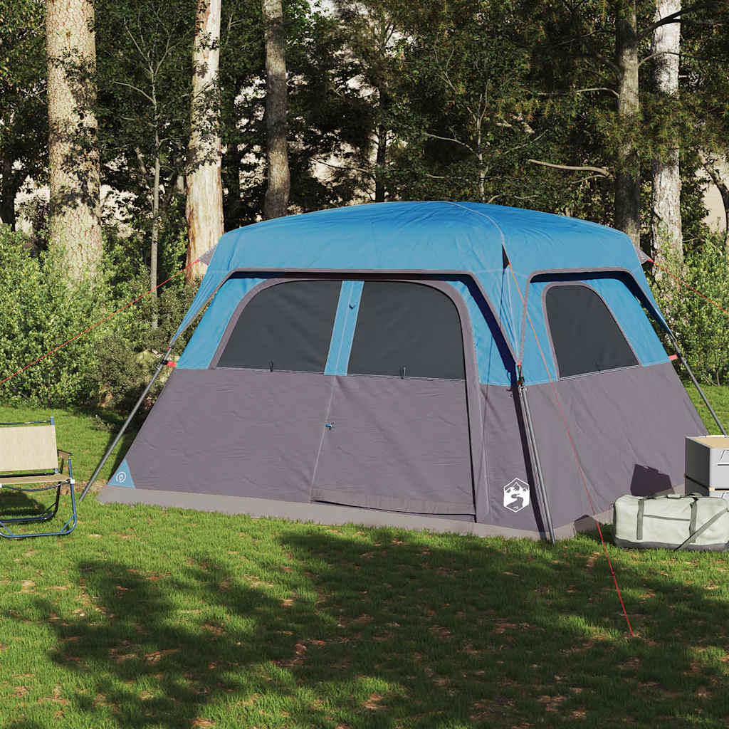 Vidaxl Family 6 Person Blue imperméable