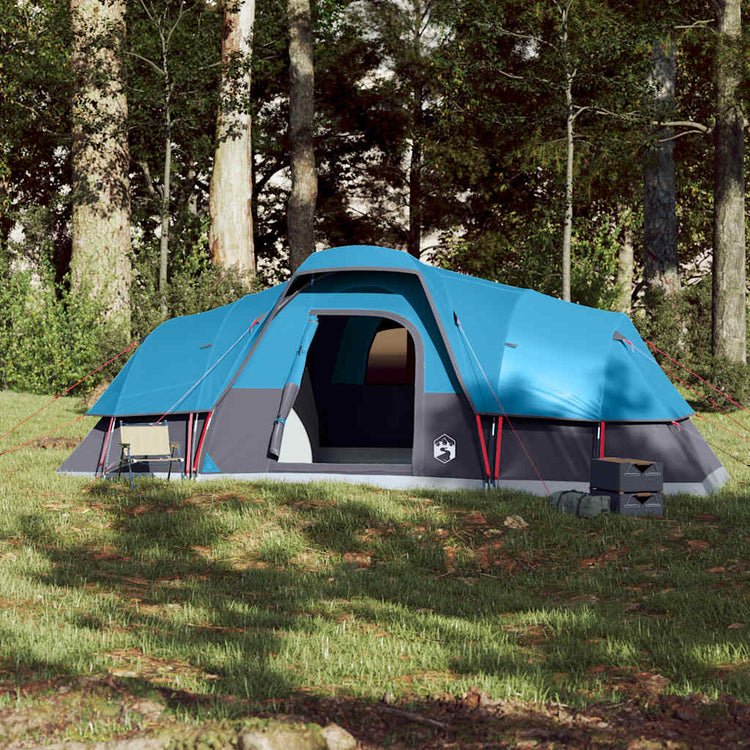 Tente de parapluie Vidaxl pour la famille 11 personnes imperméables bleu