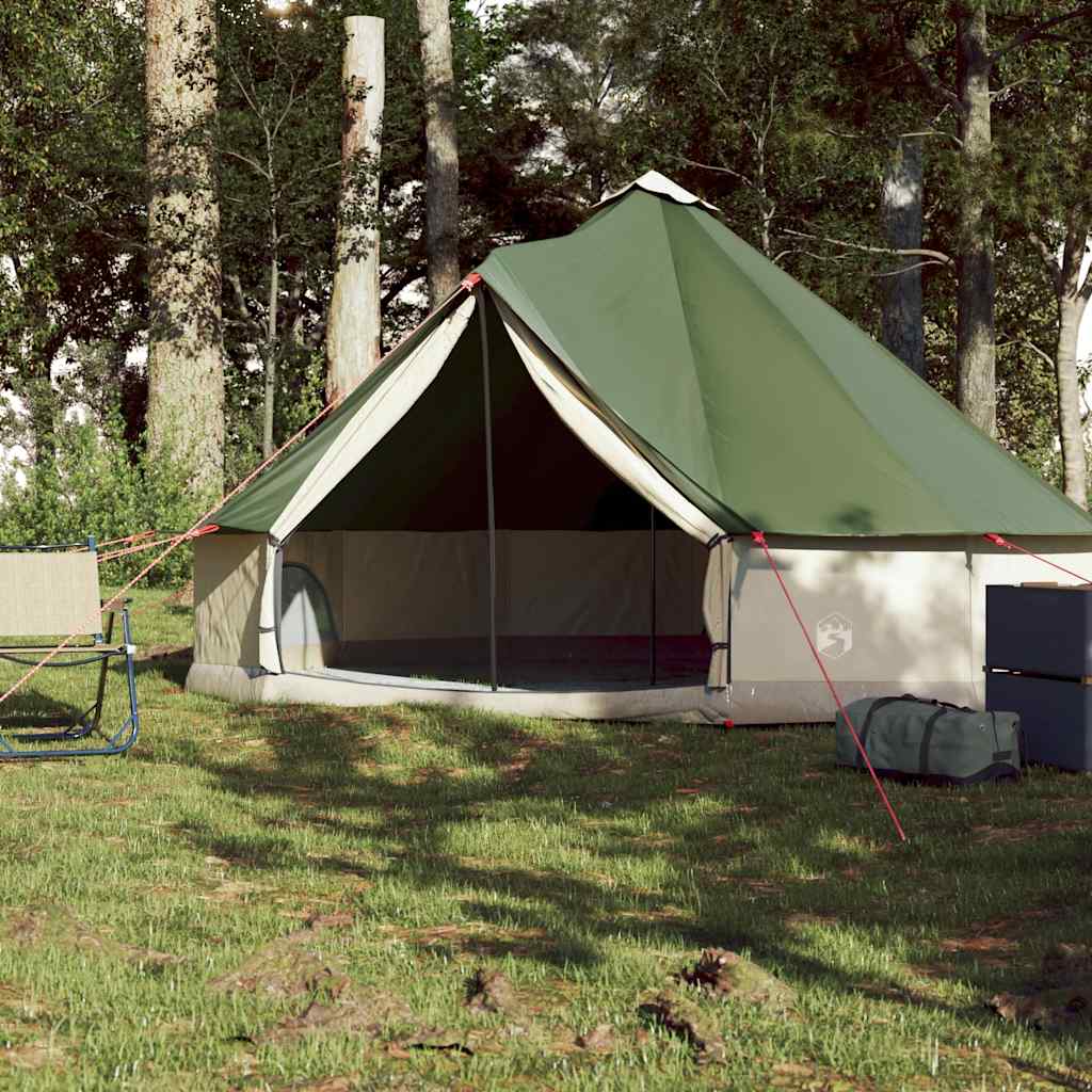 VidaXL tente tipi 6 personnes imperméable vert