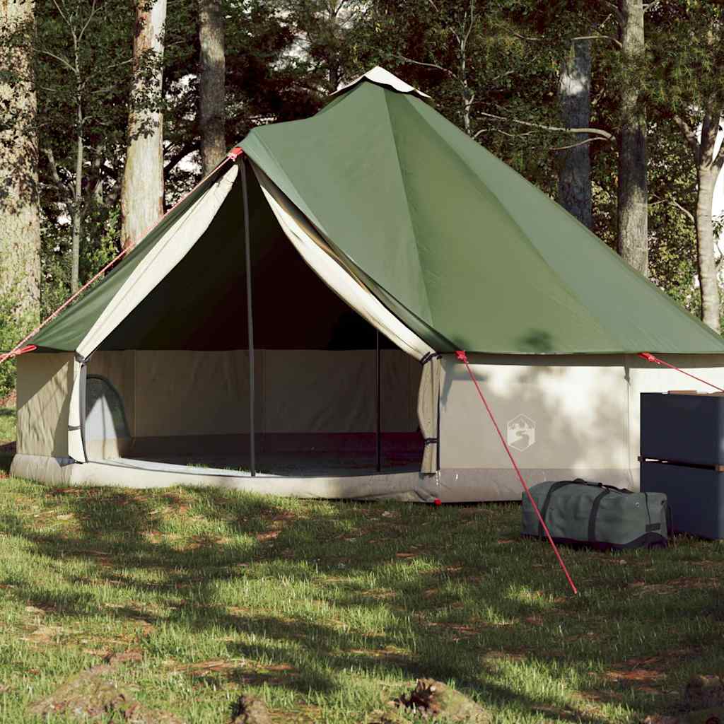 VidaXL tente tipi 6 personnes imperméable vert