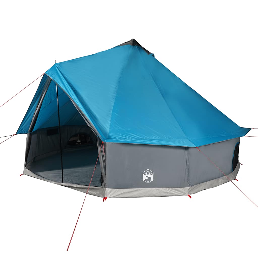 VidaXL tente tipi 6 personnes imperméable bleu