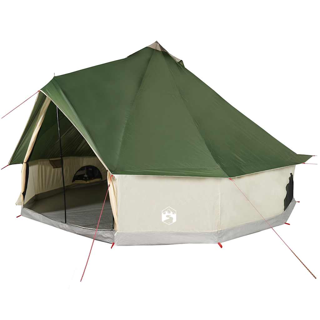 VidaXL tente tipi 8 personnes imperméable vert