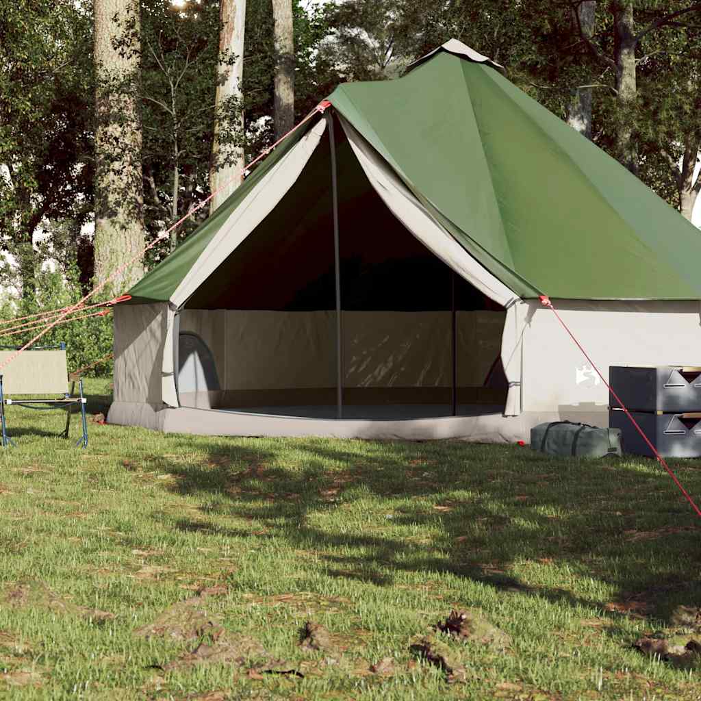 VidaXL tente tipi 8 personnes imperméable vert