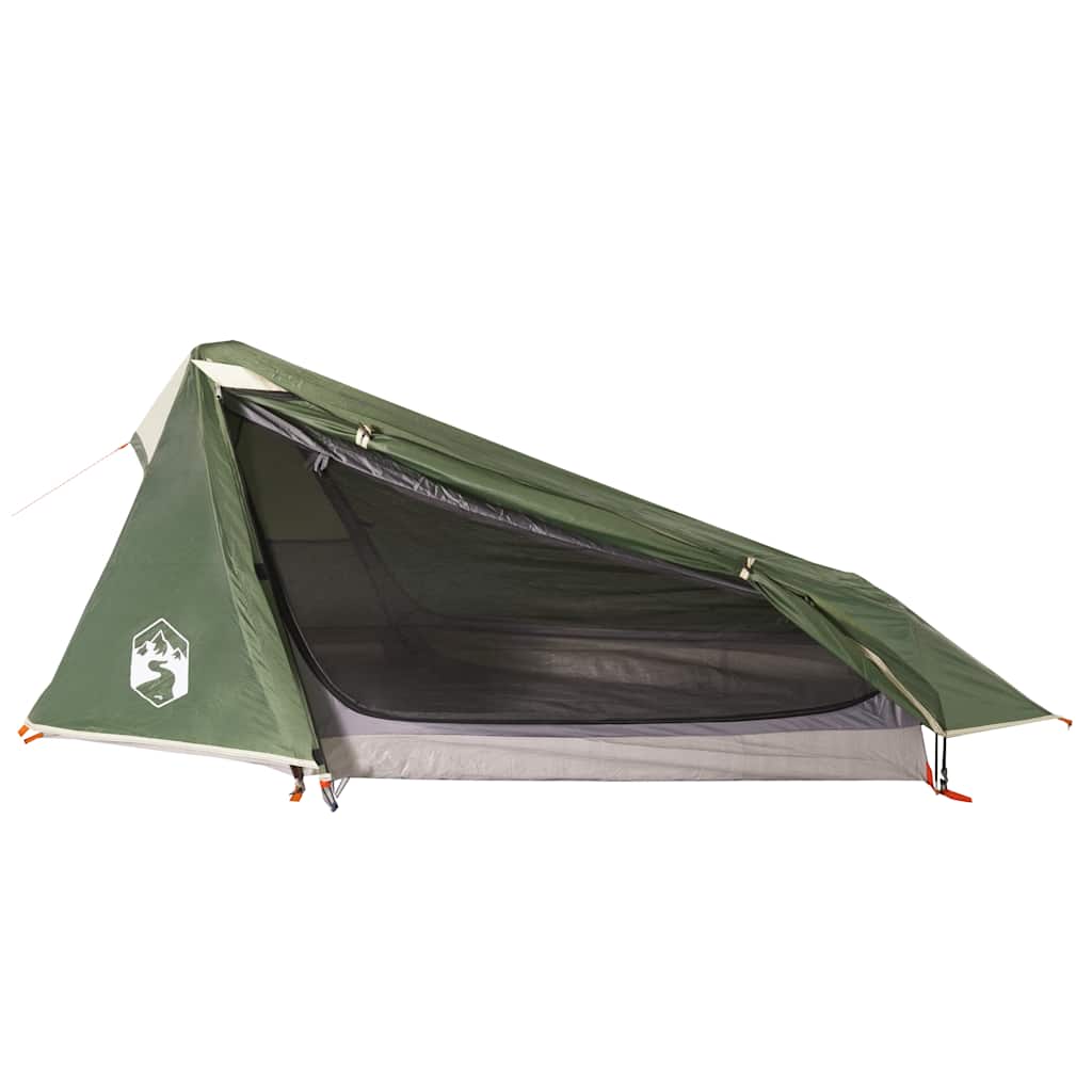 VidaXL tente tunnel 1 personne imperméable vert