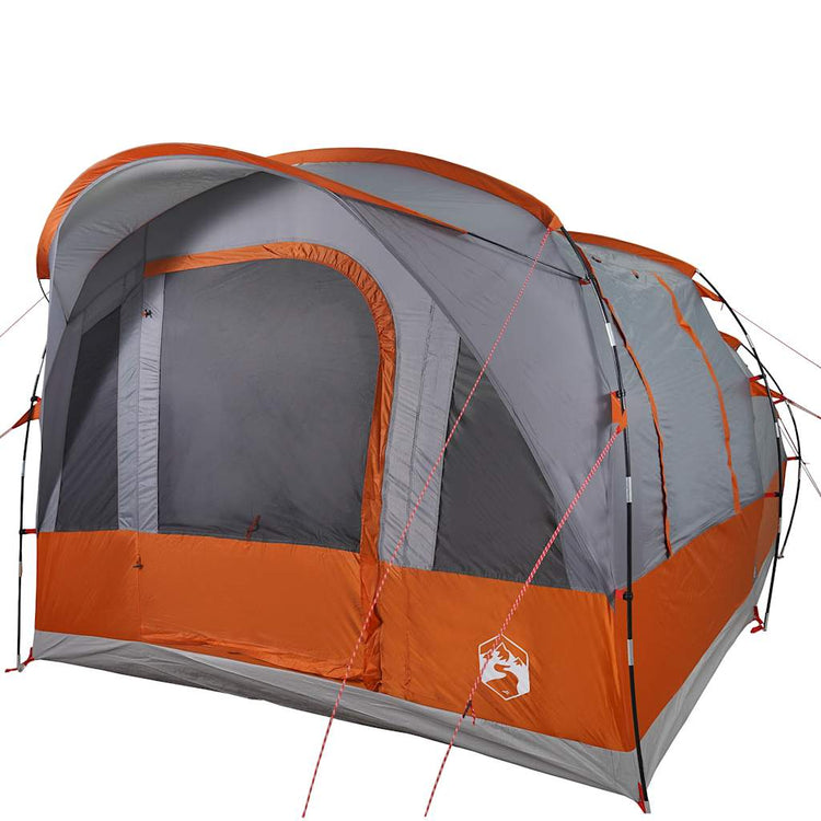 Tente tunnel Vidaxx 3 personnes imperméable gris et orange