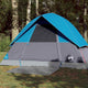 Vidaxl dome tente 3 personnes imperméables bleu