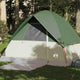Vidaxl dome tente 4 personnes étanche verte