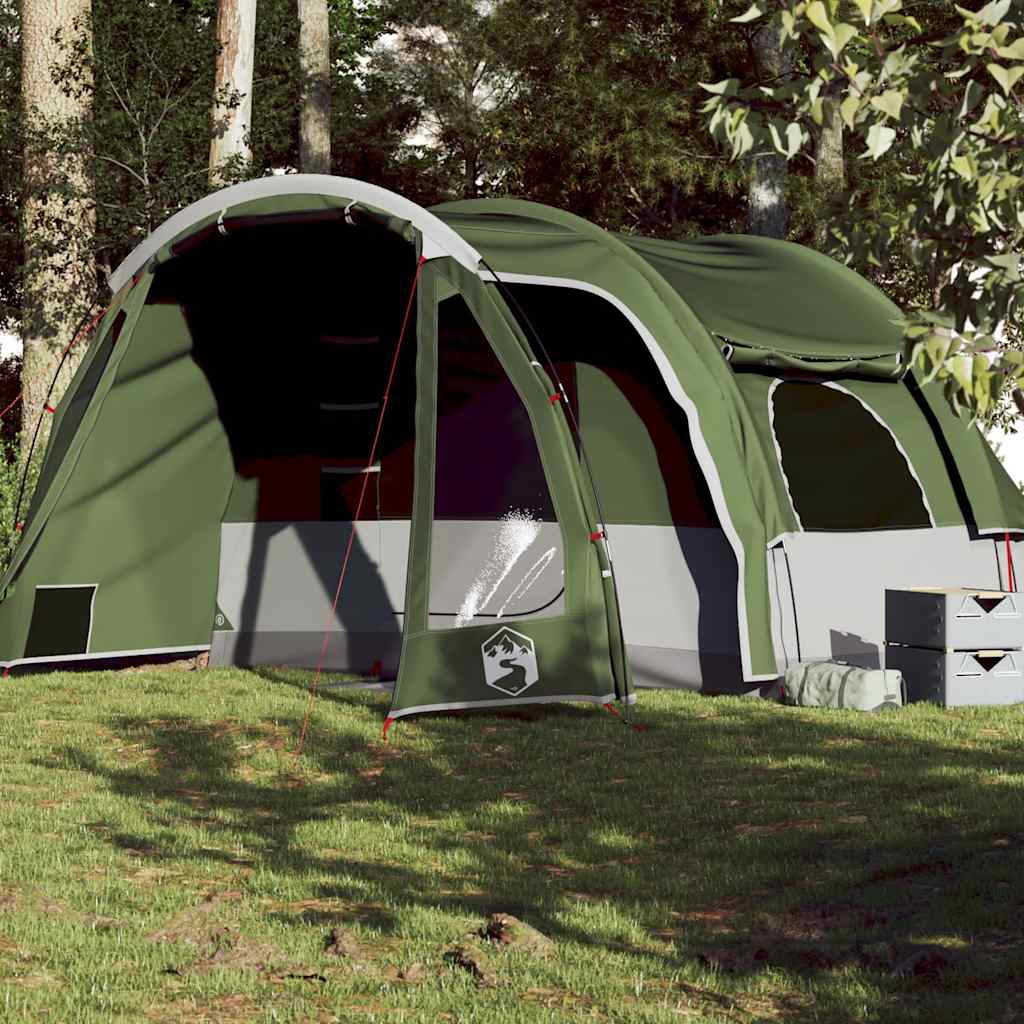 VidaXL tente familiale 6 personnes imperméable vert