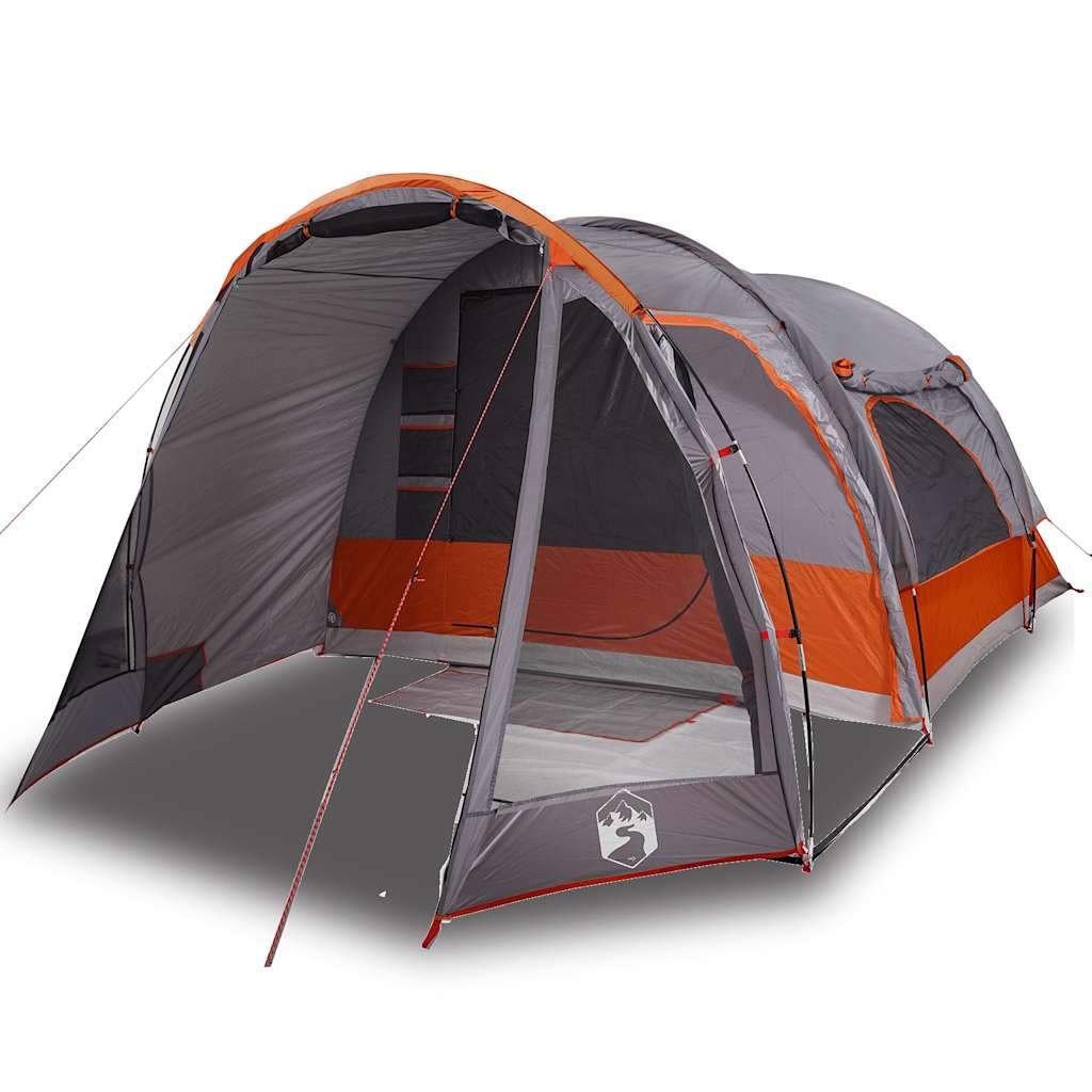 Tente de camping VidaXL 6 personnes imperméable gris