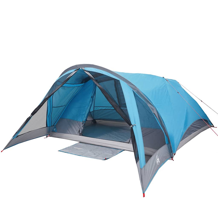 Tente familiale VidaXL 6 personnes imperméable bleue
