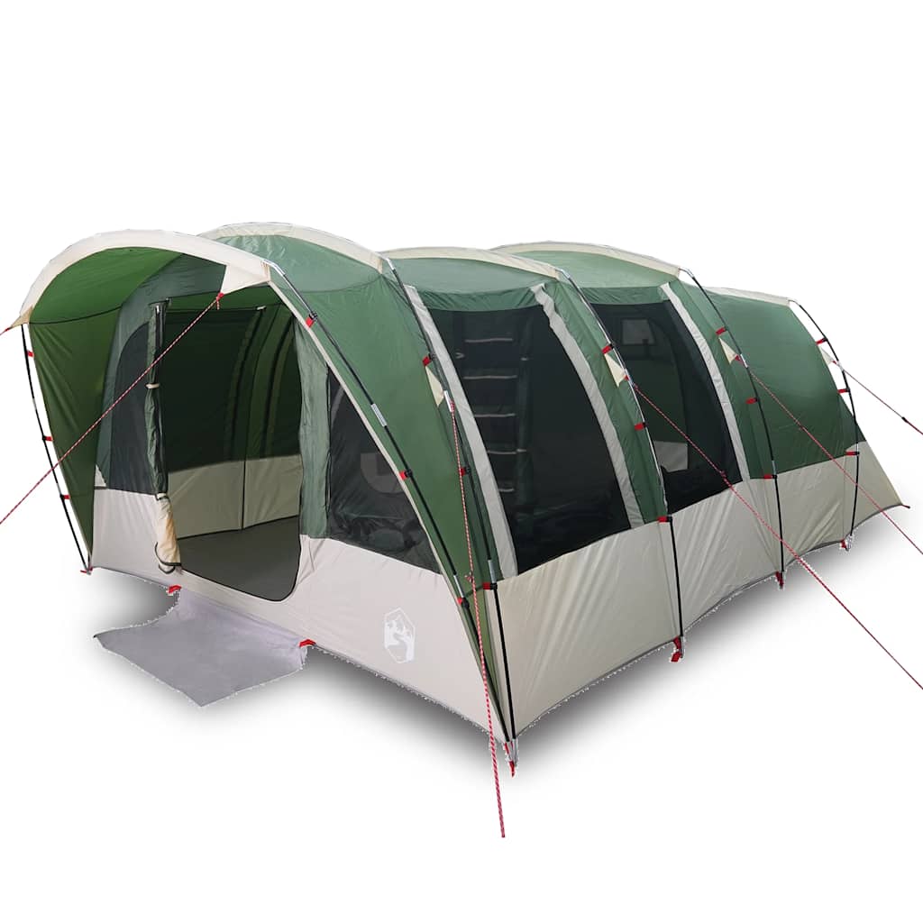 Tente tunnel VidaXL 8 personnes imperméable vert