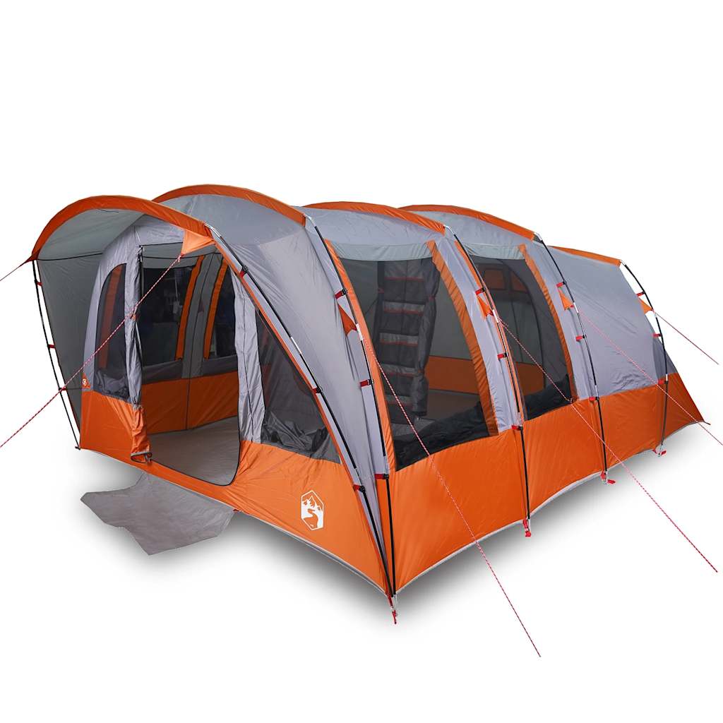 Tente tunnel VidaXL 8 personnes imperméable grise