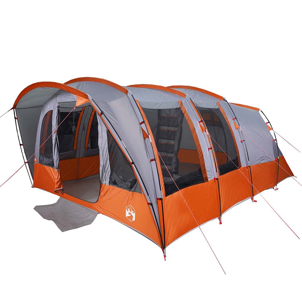 Tente tunnel VidaXL 8 personnes imperméable grise