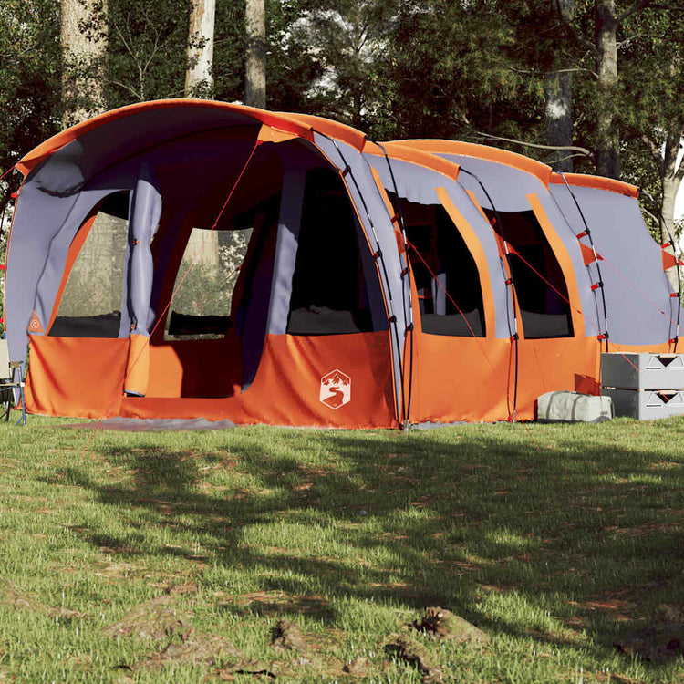 Tente tunnel VidaXL 8 personnes imperméable grise