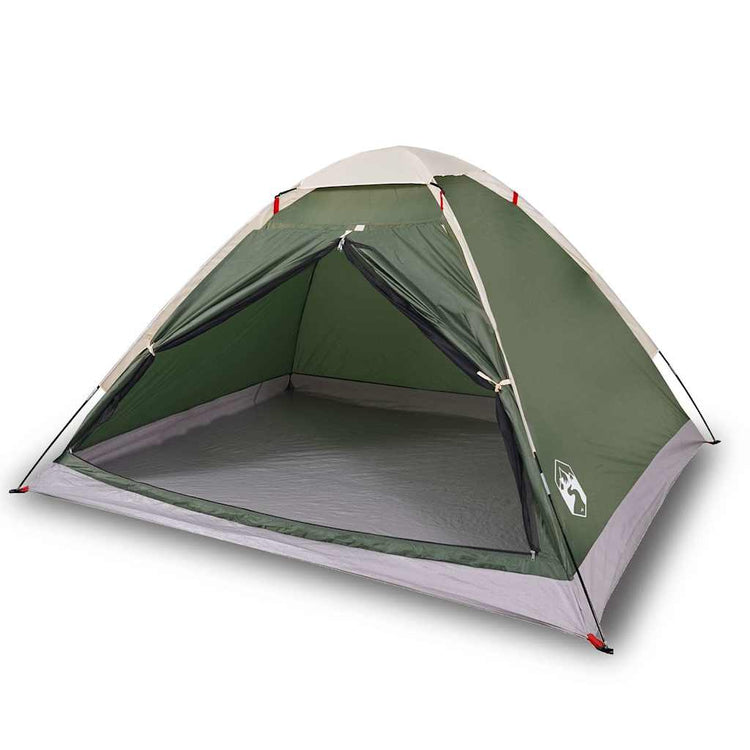 Vidaxl dome tente 4 personnes étanche verte
