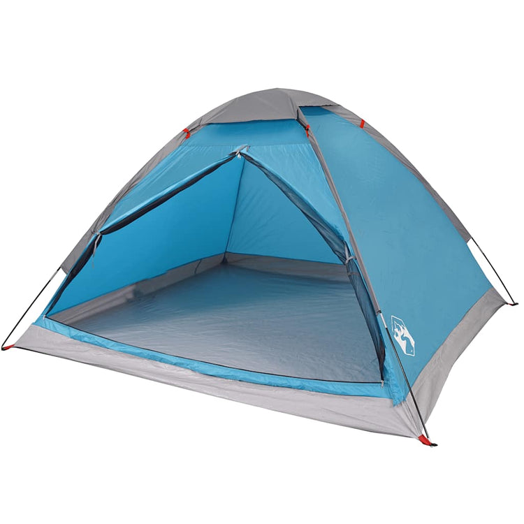 Vidaxl dome tente 4 personnes imperméables bleu