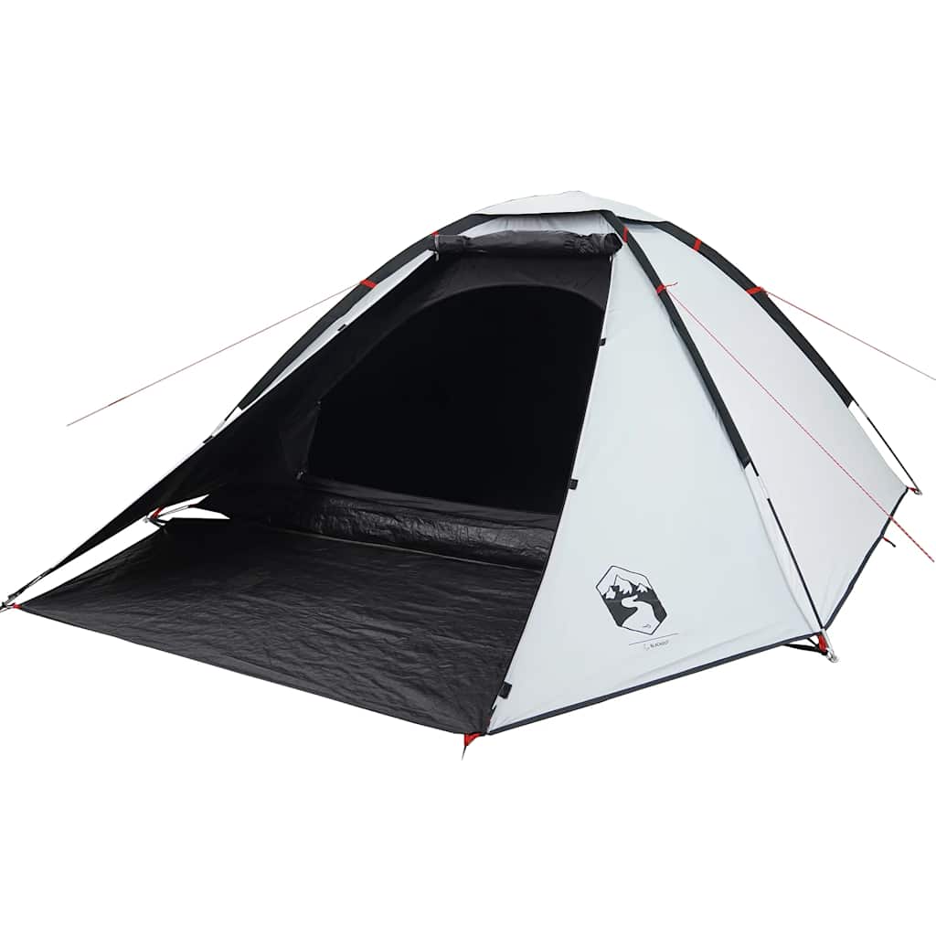 Vidaxl dome tente 2 personnes imperméabiliser tissu blanc