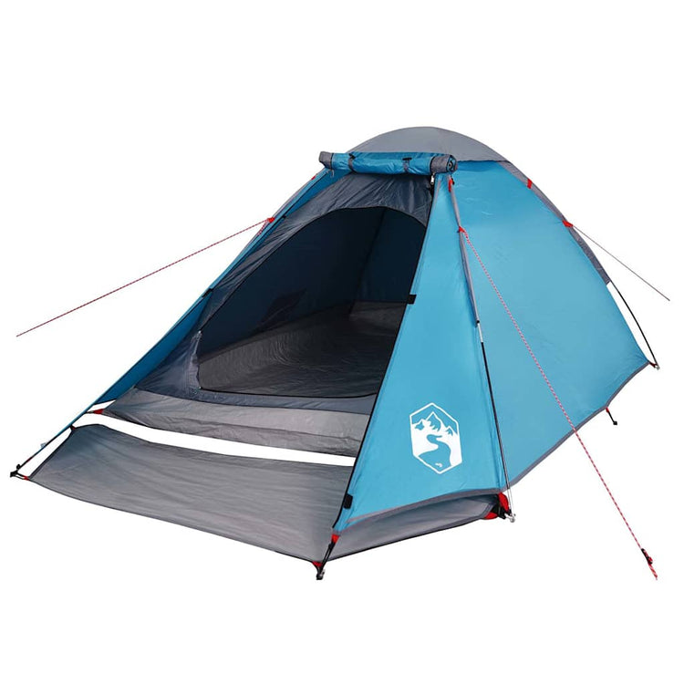 Vidaxl dome tente 4 personnes imperméables bleu