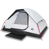 Vidaxl dome tente 6 personnes imperméabilisantes poussière blanche - afbeelding 2