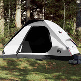 Vidaxl dome tente 6 personnes imperméabilisantes poussière blanche - afbeelding 1