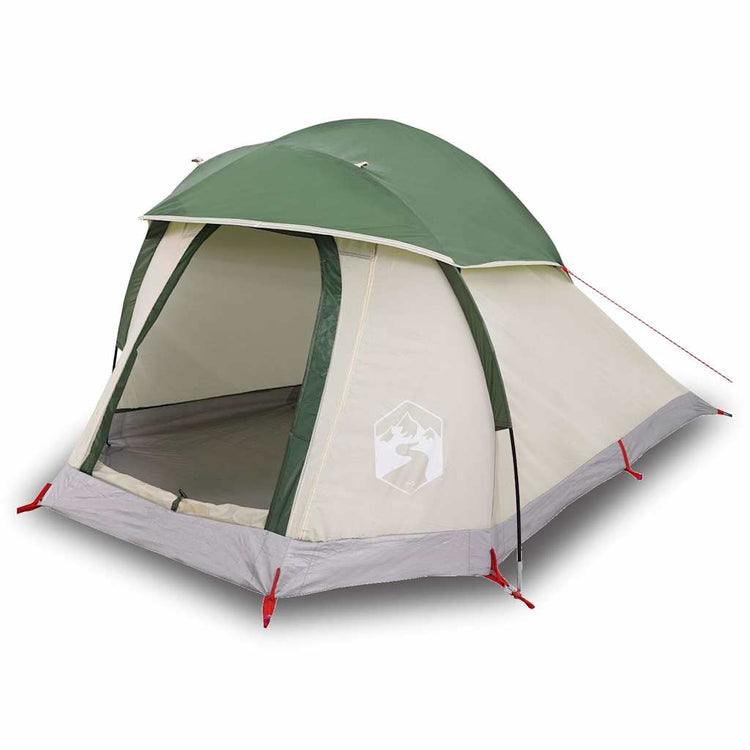 Vidaxl dome tente 1 personne étanche verte