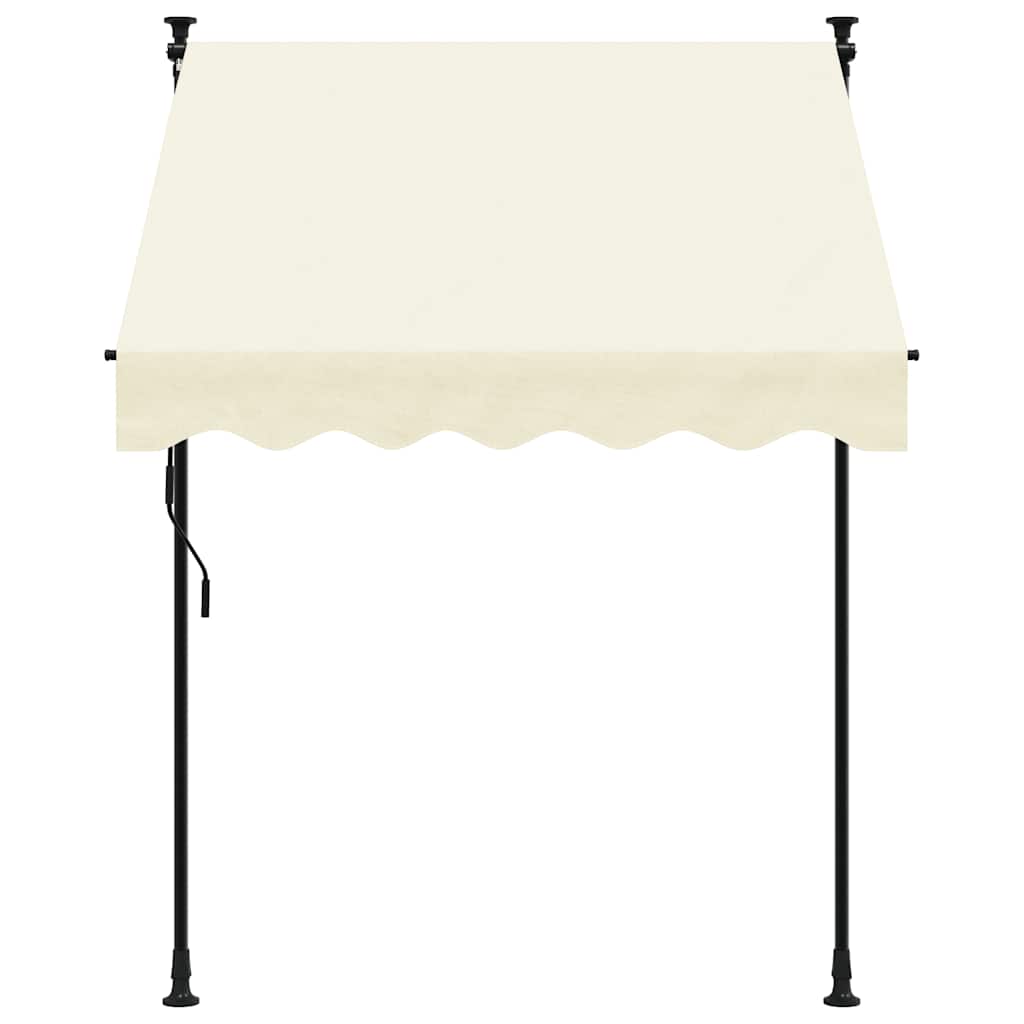 Vidaxl Laifel extensible 150x150 cm tissu et crème en acier -colore