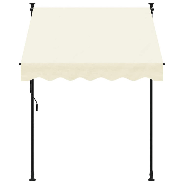 Vidaxl Laifel extensible 150x150 cm tissu et crème en acier -colore