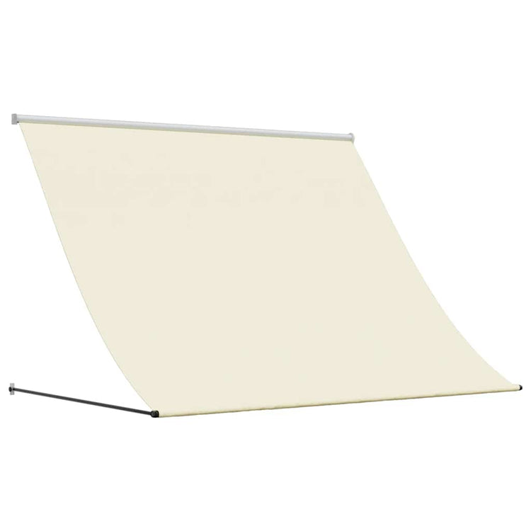 Vidaxl Luifel extensible 250x150 cm tissu et crème en acier -colore
